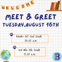 Meet & Greet Tuesday, August 16th